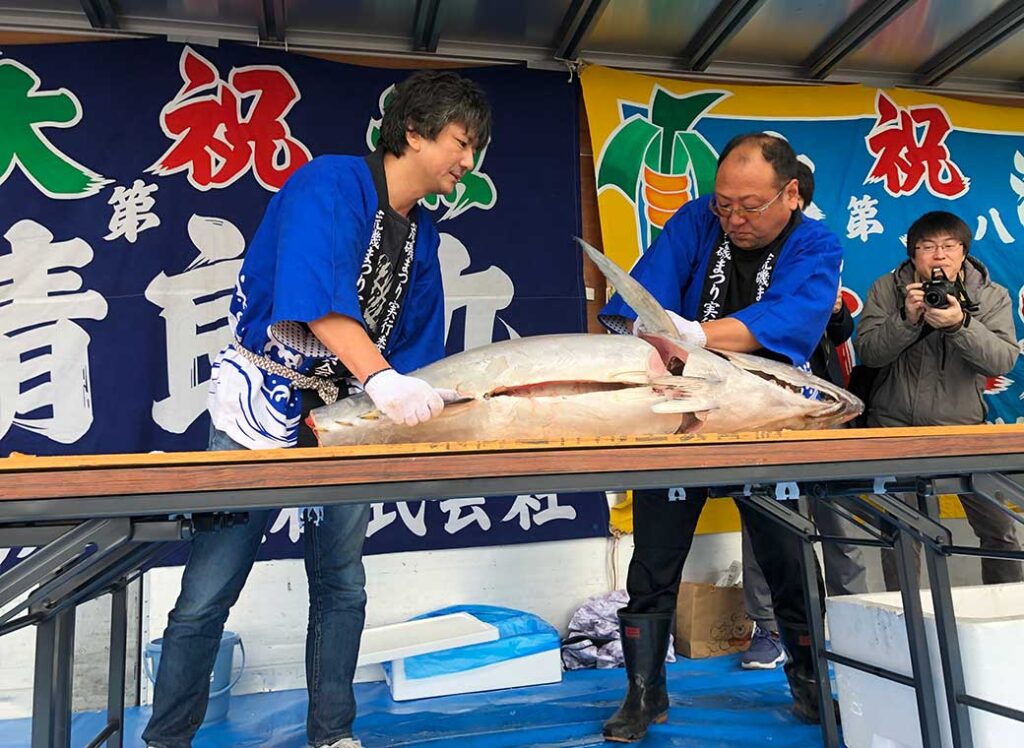 荒磯祭り解体ショー